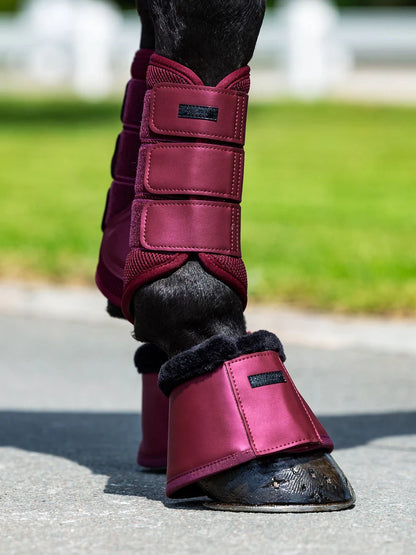 Equestrian Stockholm - FW26 Merlot - Mesh Brushing Boots beenbeschermers