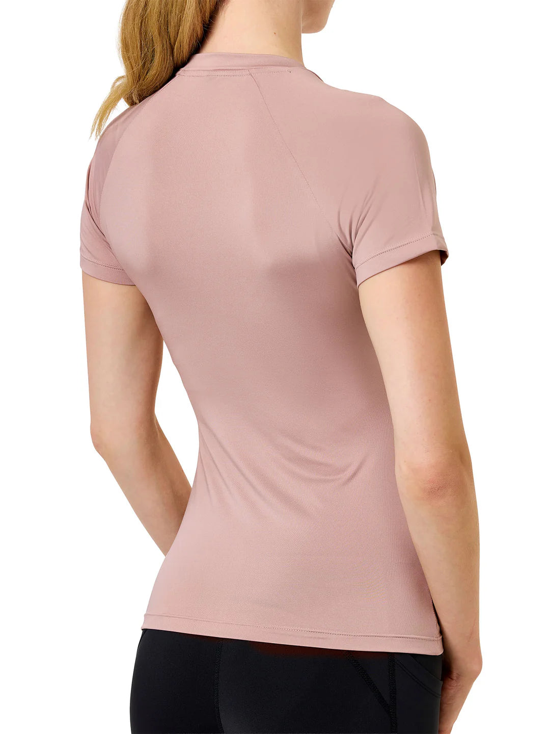 Equestrian Stockholm - SS26 Midsummer Blush - Camiseta de capa base dinámica de manga corta para montar