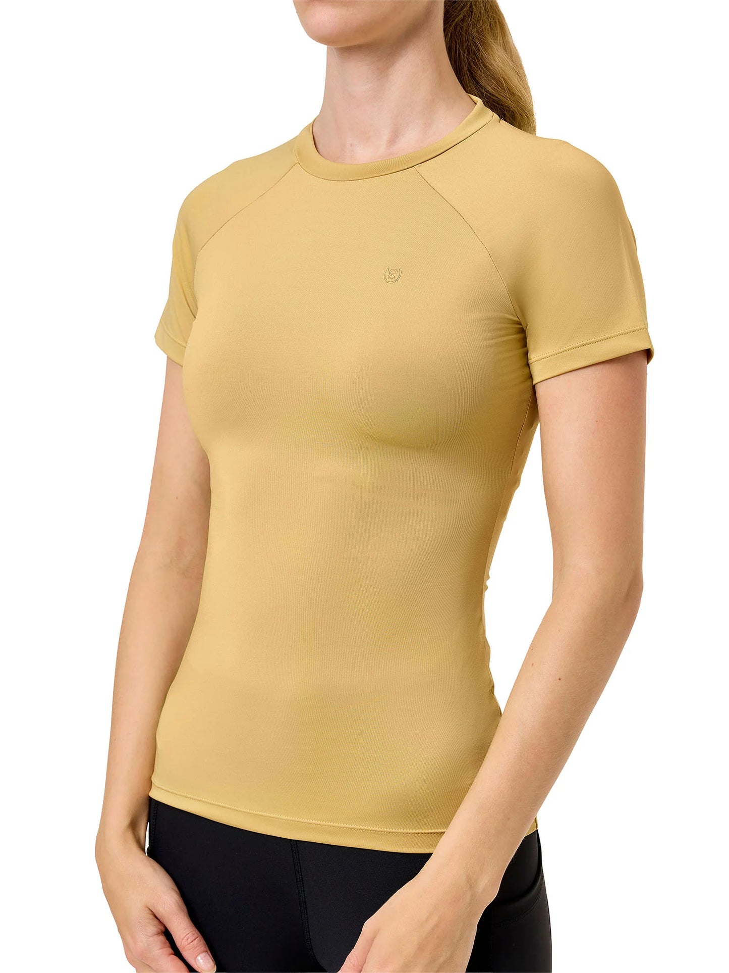 Equestrian Stockholm - SS26 Midsummer Glow - Camiseta de capa base dinámica de manga corta para montar
