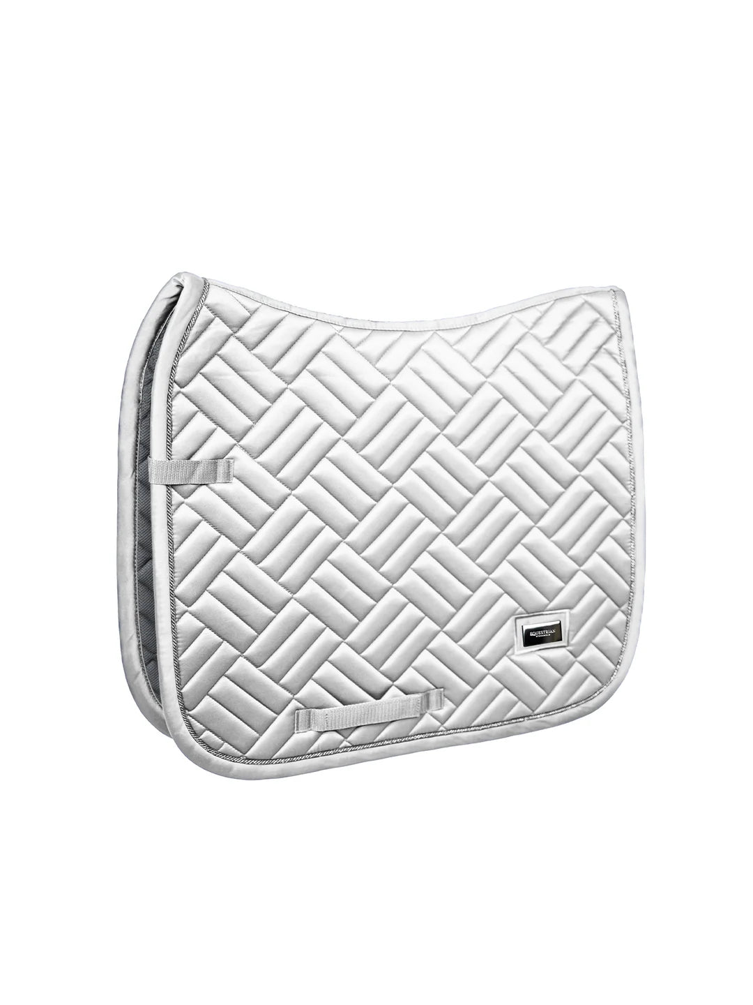 Equestrian Stockholm - Collection Core - Tapis de selle de dressage White Perfection moderne dressuurzadeldek