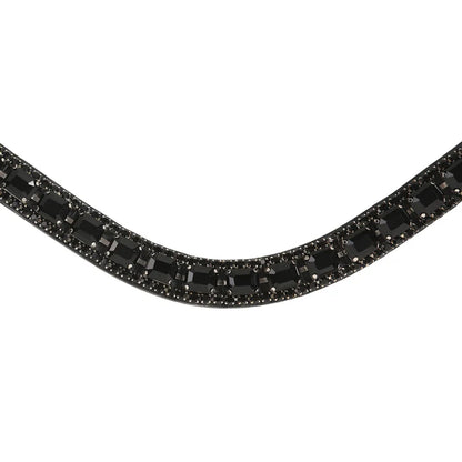 Lumiere - Onyx Crystal browband black