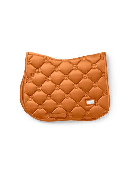 Equestrian Stockholm - FW26 Chestnut - Jump Saddle Pad Satin springzadeldek