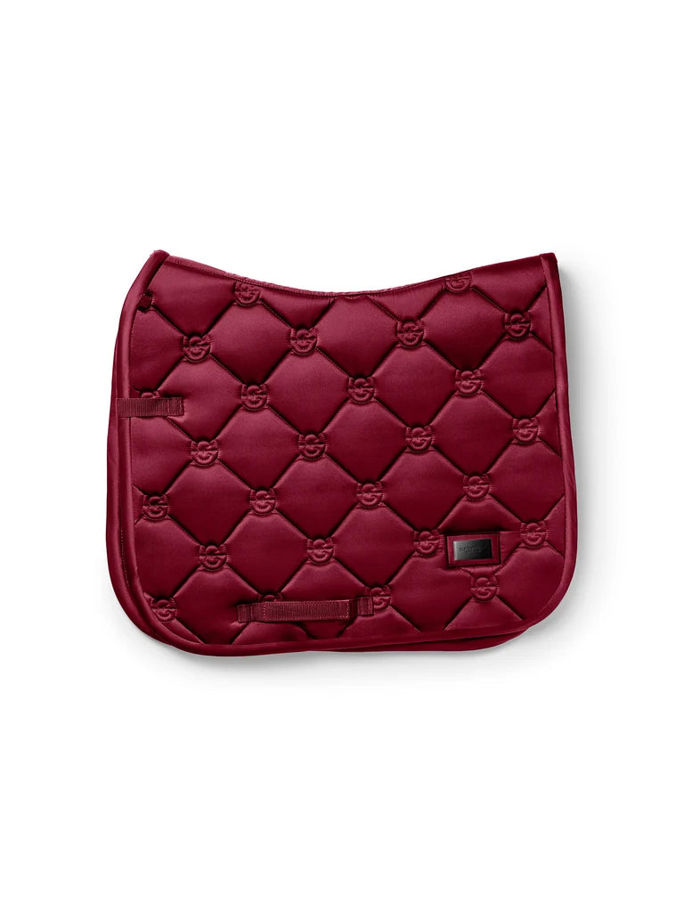 Equestrian Stockholm - FW26 Merlot - Dressage Saddle Pad Satin dressuurzadeldek