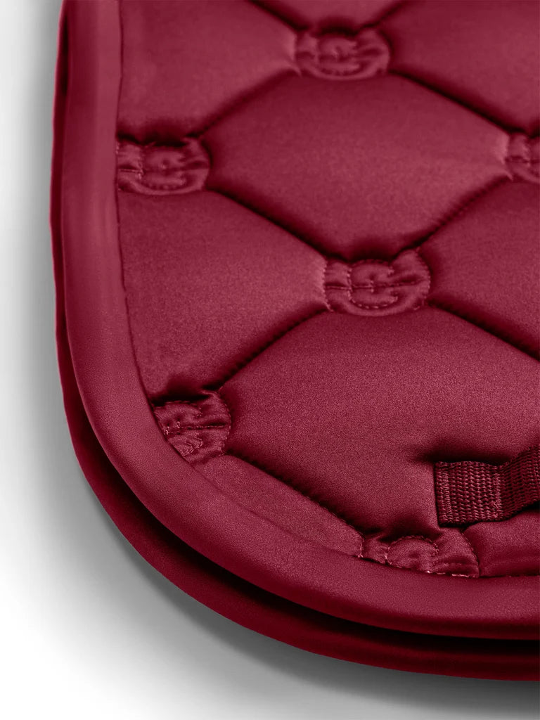 Equestrian Stockholm - FW26 Merlot - Dressage Saddle Pad Satin dressuurzadeldek