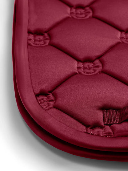 Equestrian Stockholm - FW26 Merlot - Dressage Saddle Pad Satin dressuurzadeldek