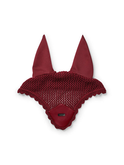 Equestrian Stockholm - FW26 Merlot - Ear Bonnet Satin oornetje