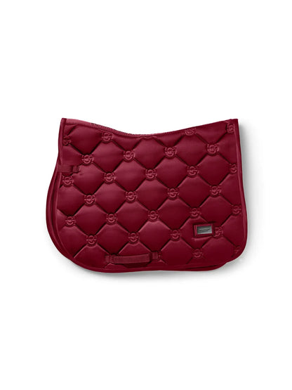 Equestrian Stockholm - FW26 Merlot - Jump Saddle Pad Satin springzadeldek