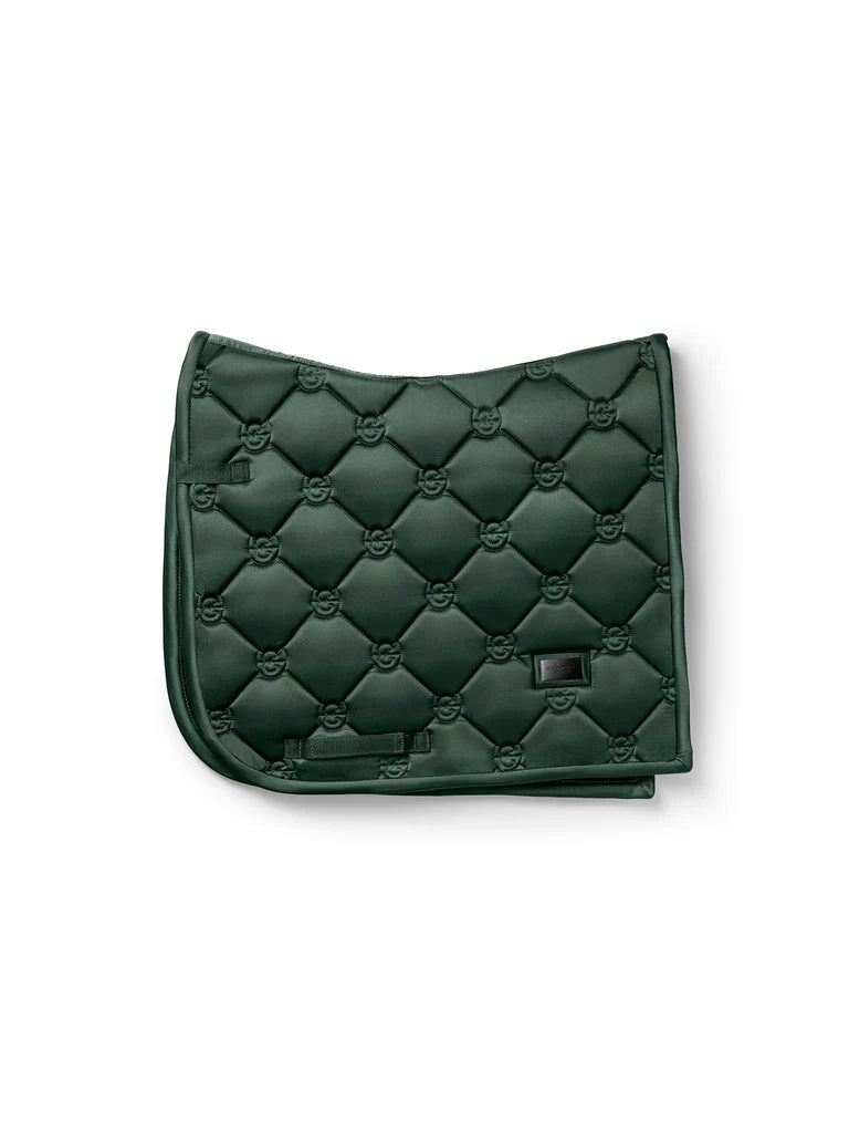 Equestrian Stockholm - FW26 Sycamore Green - Dressage Saddle Pad Satin dressuurzadeldek