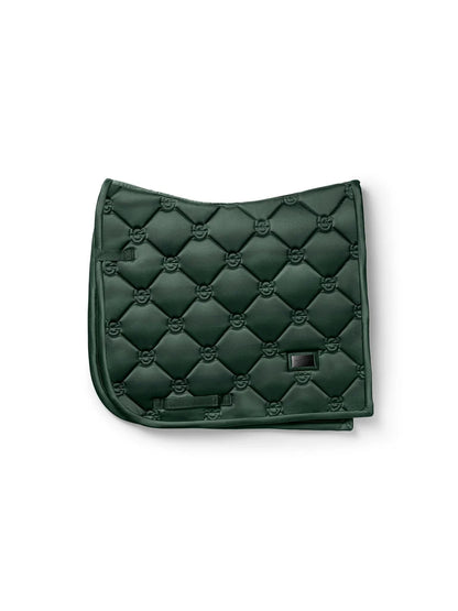 Equestrian Stockholm - FW26 Sycamore Green - Dressage Saddle Pad Satin dressuurzadeldek
