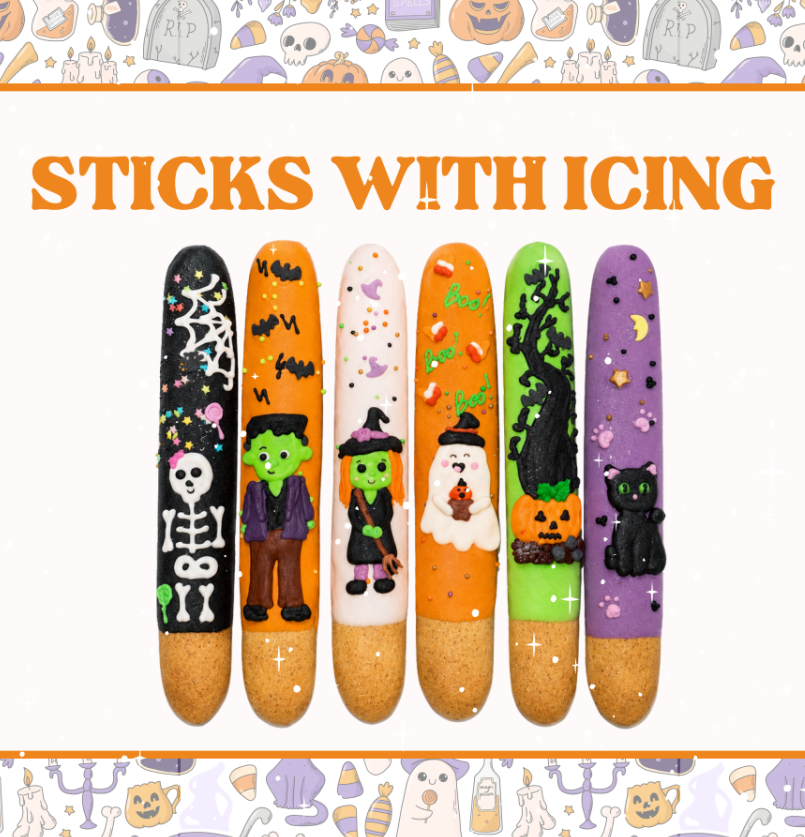Candy Horse - Halloween Limited Collection - Versierde Sticks 6st.