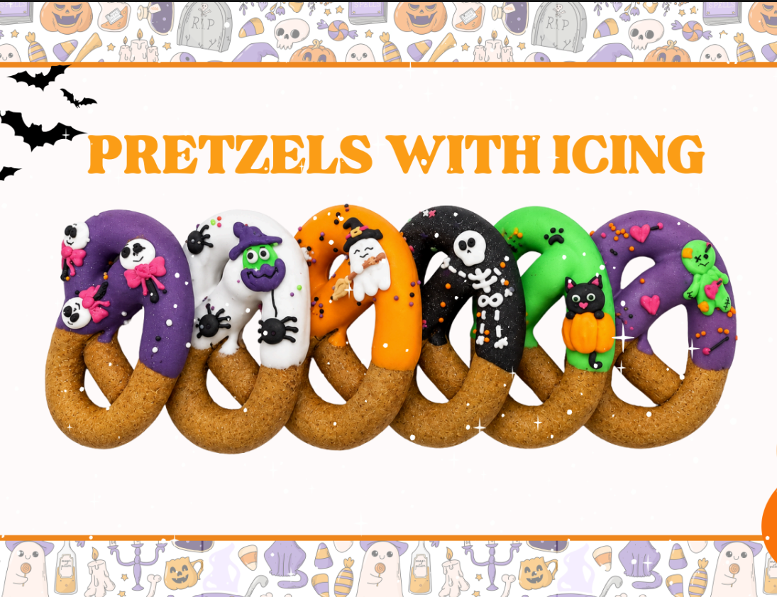 Candy Horse - Halloween Limited Collection - Versierde Pretzels 6st.