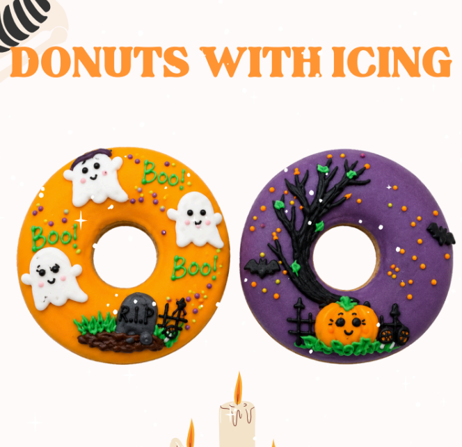 Candy Horse - Halloween Limited Collection - Versierde donuts 2st.