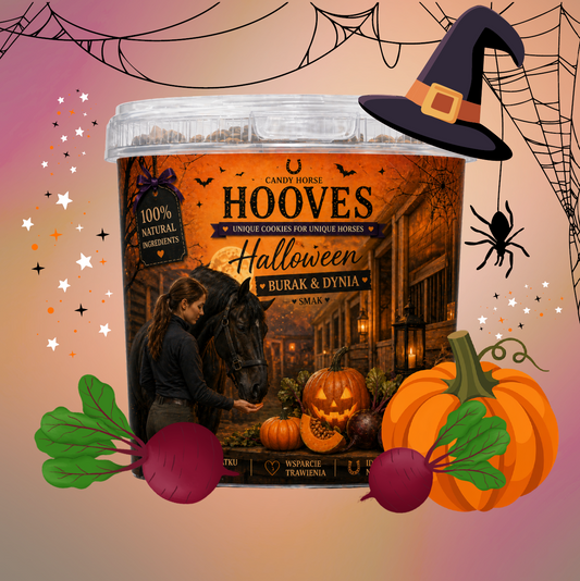 Candy Horse - Halloween Limited Collection - Paardenkoekjes Hooves in emmertje 1,2L Trick or Treat!