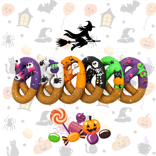 Candy Horse - Halloween Limited Collection - Versierde Pretzels 6st.