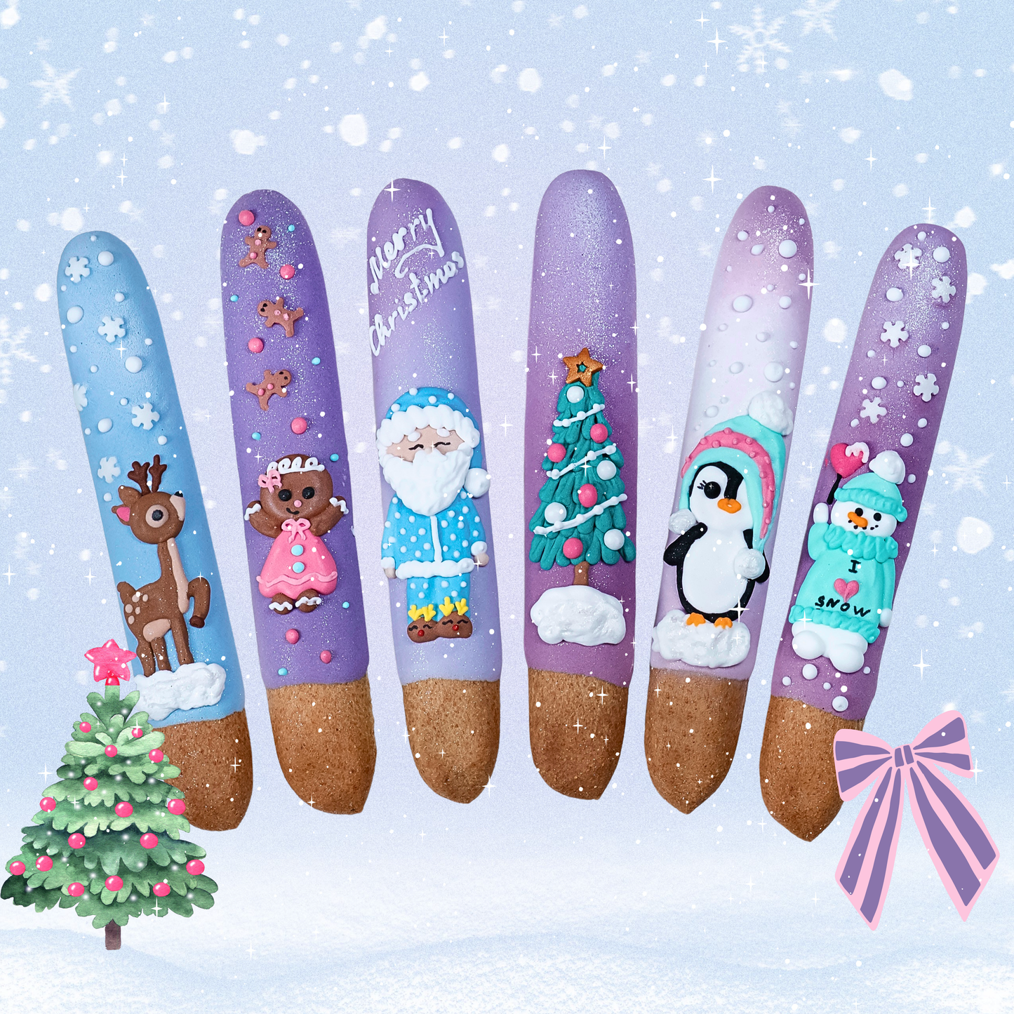 Candy Horse - Christmas Limited Collection - Sticks Versierde stokjes