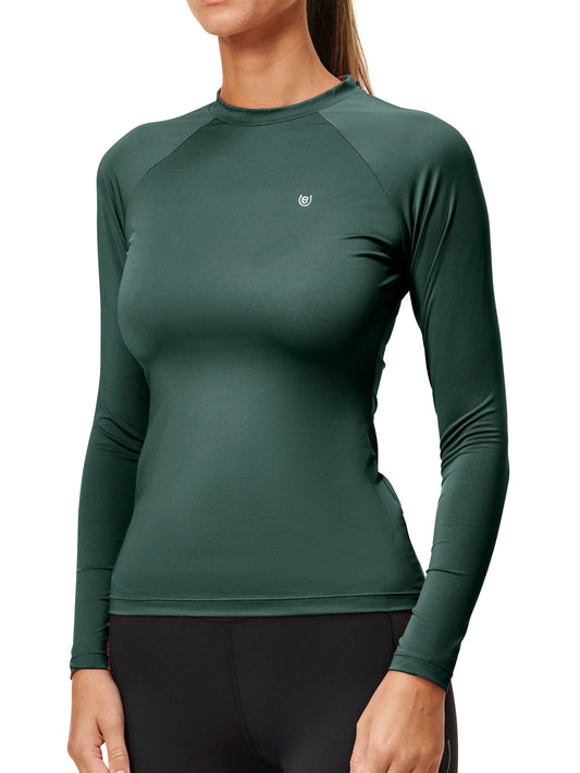 Equestrian Stockholm - FW26 Sycamore Green - Dynamic Base Layer rijtop longsleeve