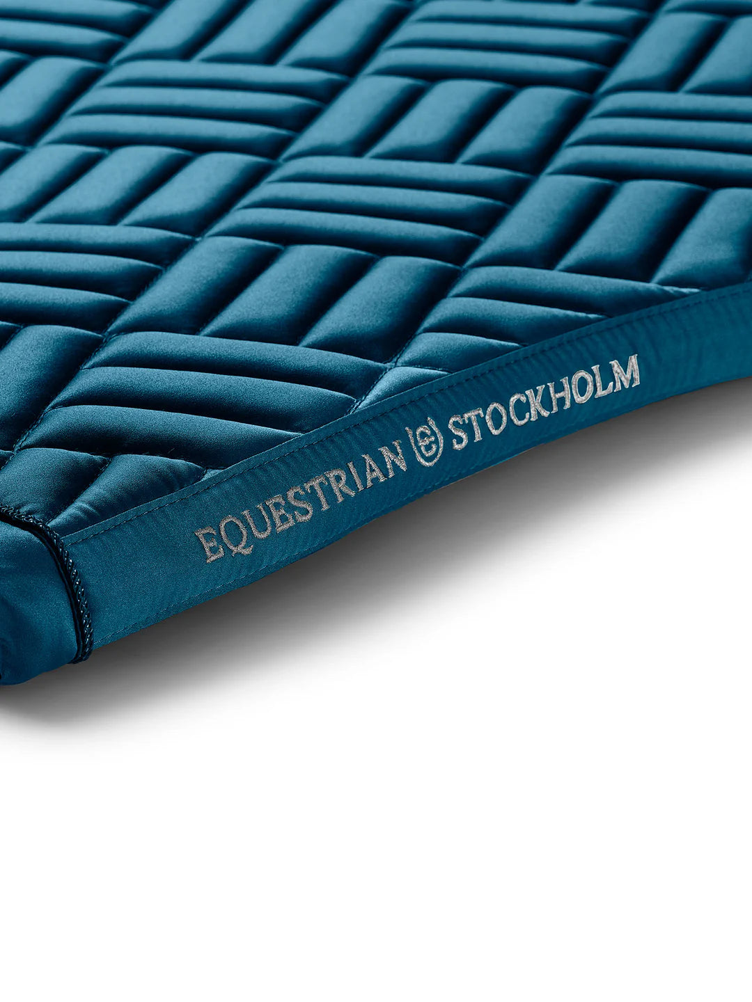 Equestrian Stockholm - FW25 Teal Blue - Sottosella da salto moderno springzadeldek