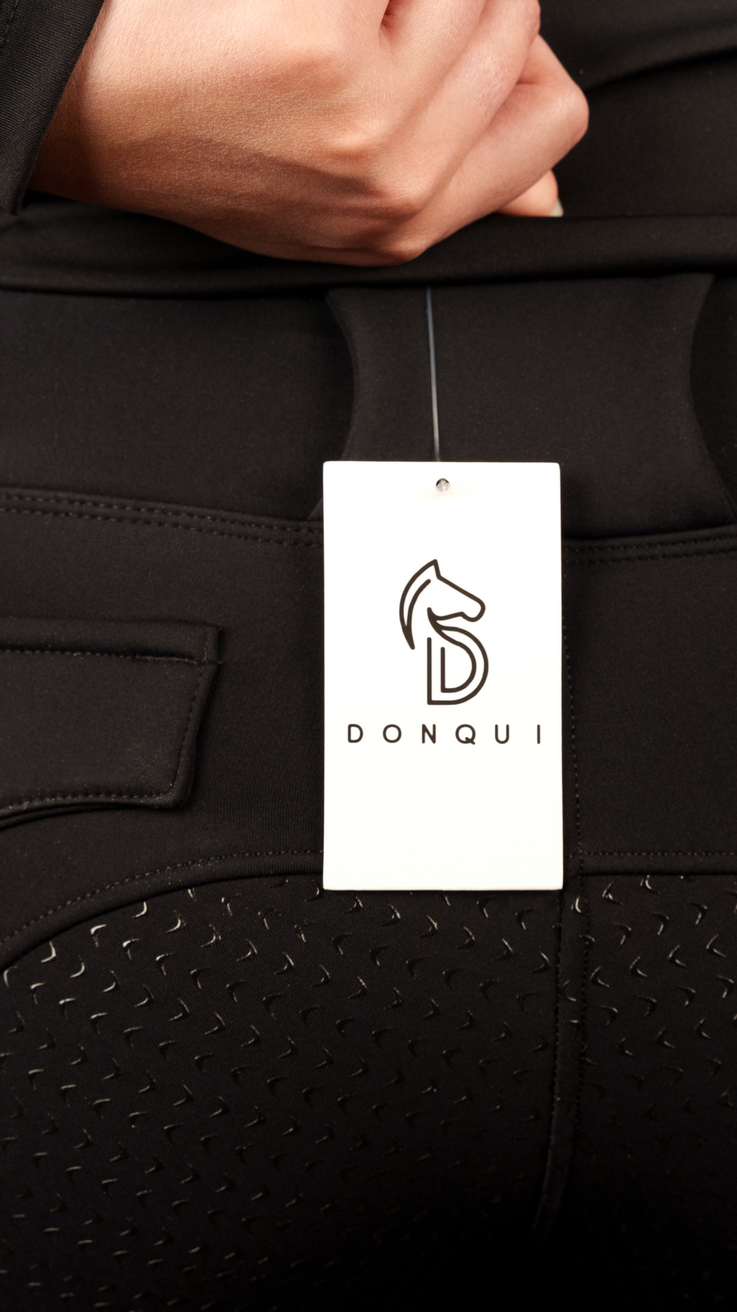 Donqui - Teddy Winter Rijlegging dames zwart