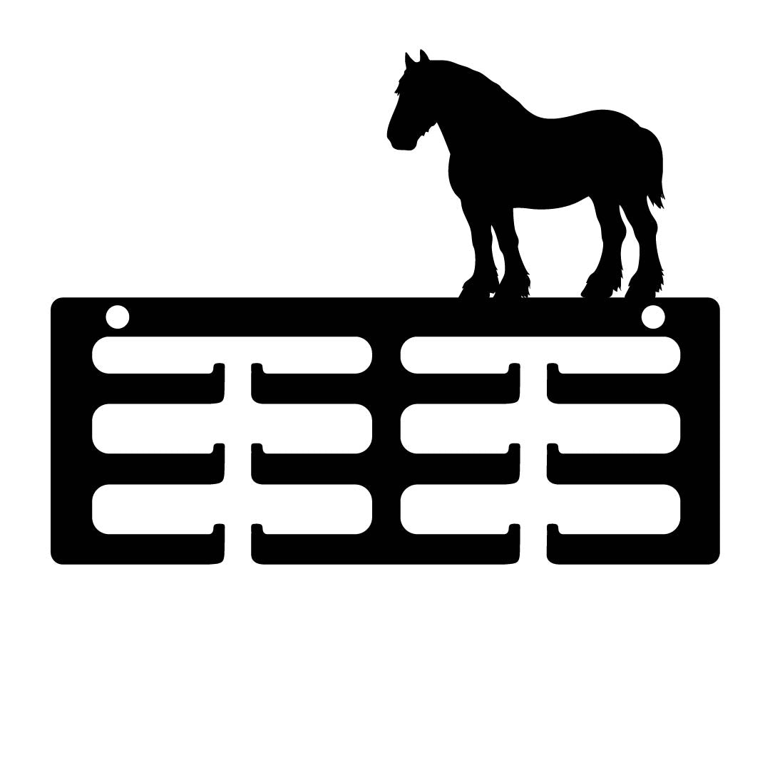 Wolfxjessy - Porta coccarda Cavallo da tiro