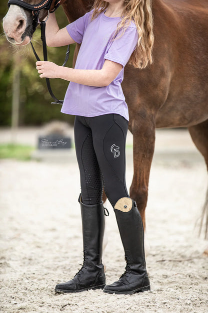 LETZTE STÜCKE - Donqui - Reithose Kind schwarz 140-164