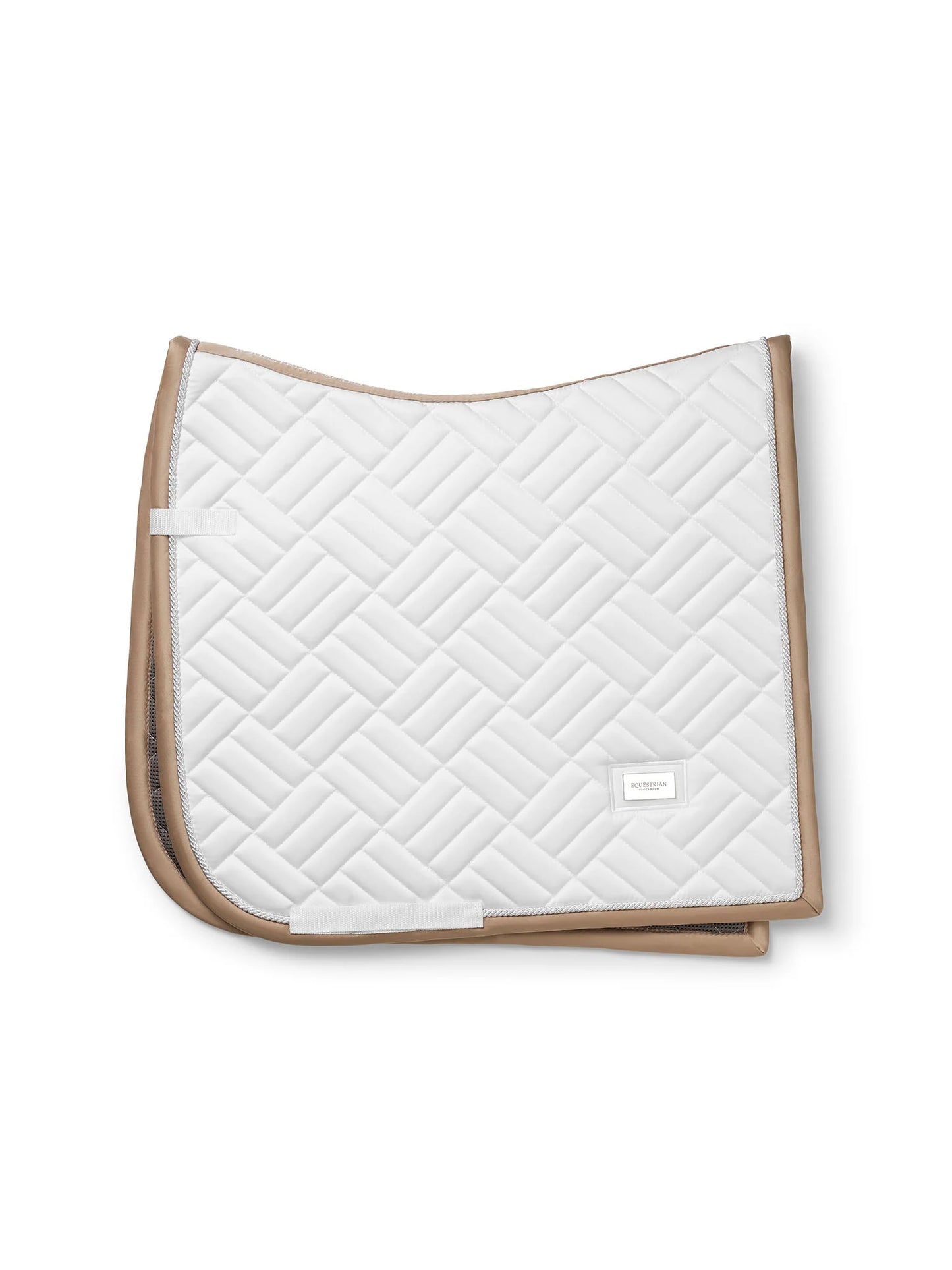 Equestrian Stockholm - SS26 Sable Blanc - Tapis de selle de dressage moderne dressuurzadeldek