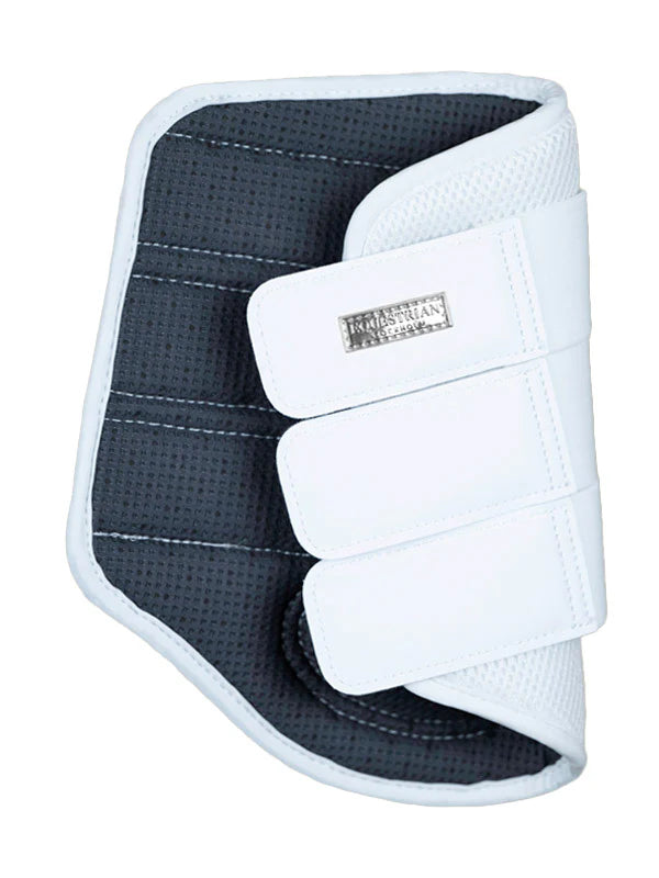 Equestrian Stockholm - Core Collection - Guêtres de pansage en maille blanche argentée