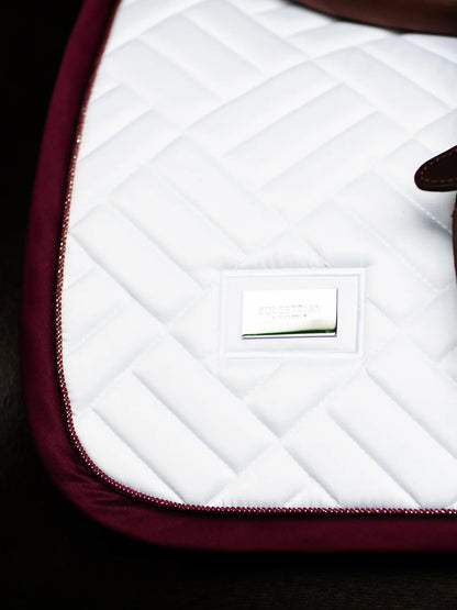 Equestrian Stockholm - FW26 White Merlot - Jump Saddle Pad Modern springzadeldek