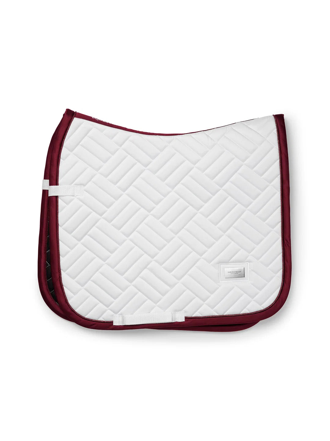 Equestrian Stockholm - FW26 White Merlot - Dressage Saddle Pad Modern dressuurzadeldek