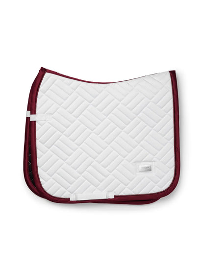 Equestrian Stockholm - FW26 White Merlot - Dressage Saddle Pad Modern dressuurzadeldek