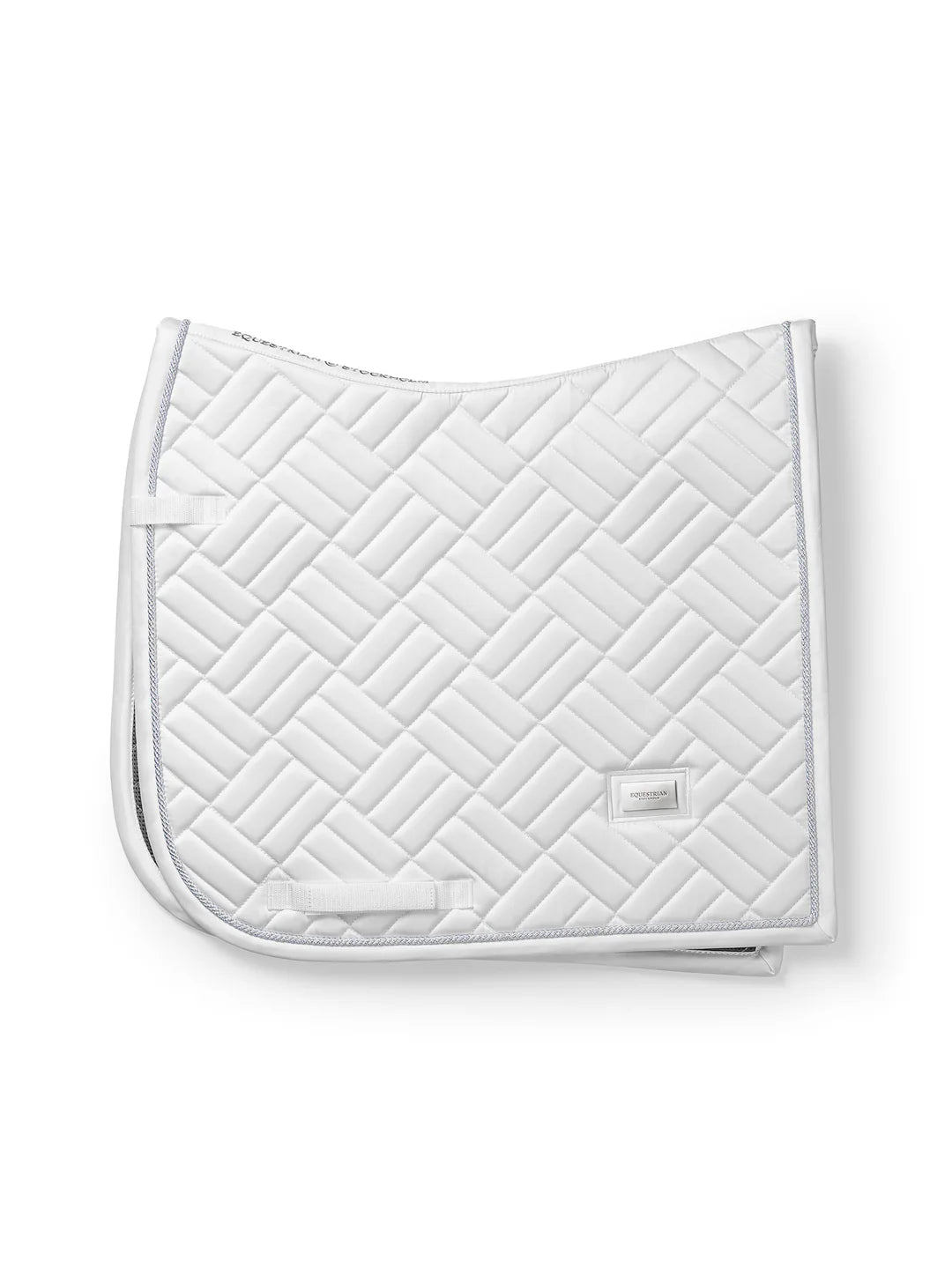 Equestrian Stockholm - Collection Core - Tapis de selle de dressage White Perfection moderne dressuurzadeldek