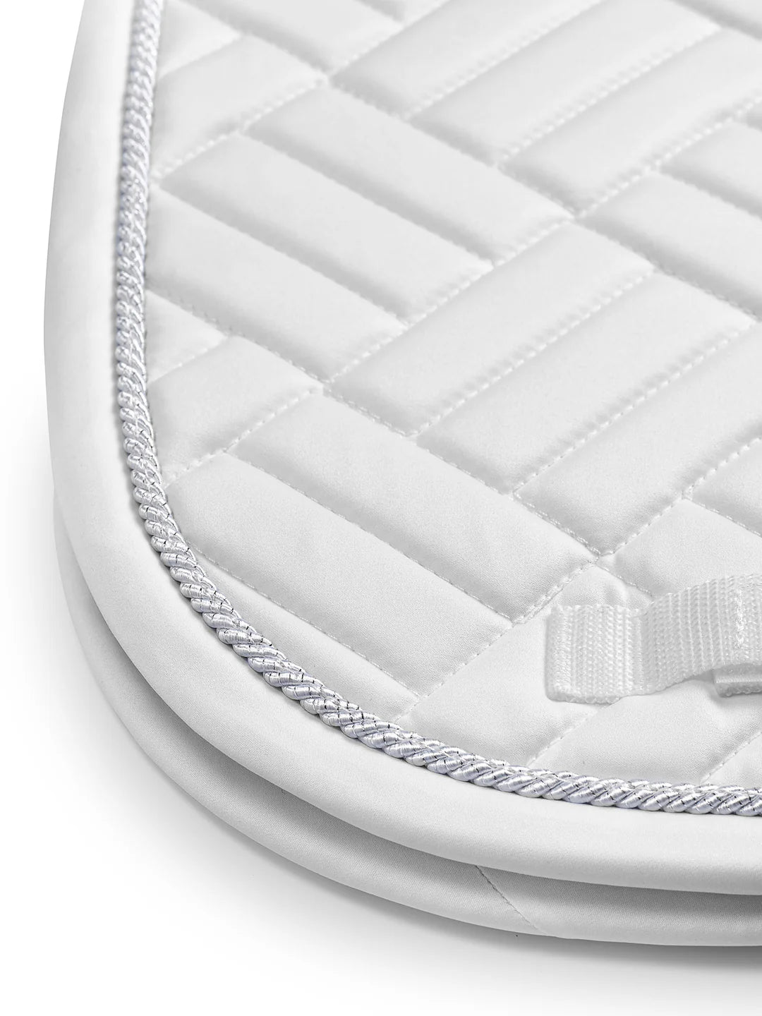 Equestrian Stockholm - Collection Core - Tapis de selle de dressage White Perfection moderne dressuurzadeldek