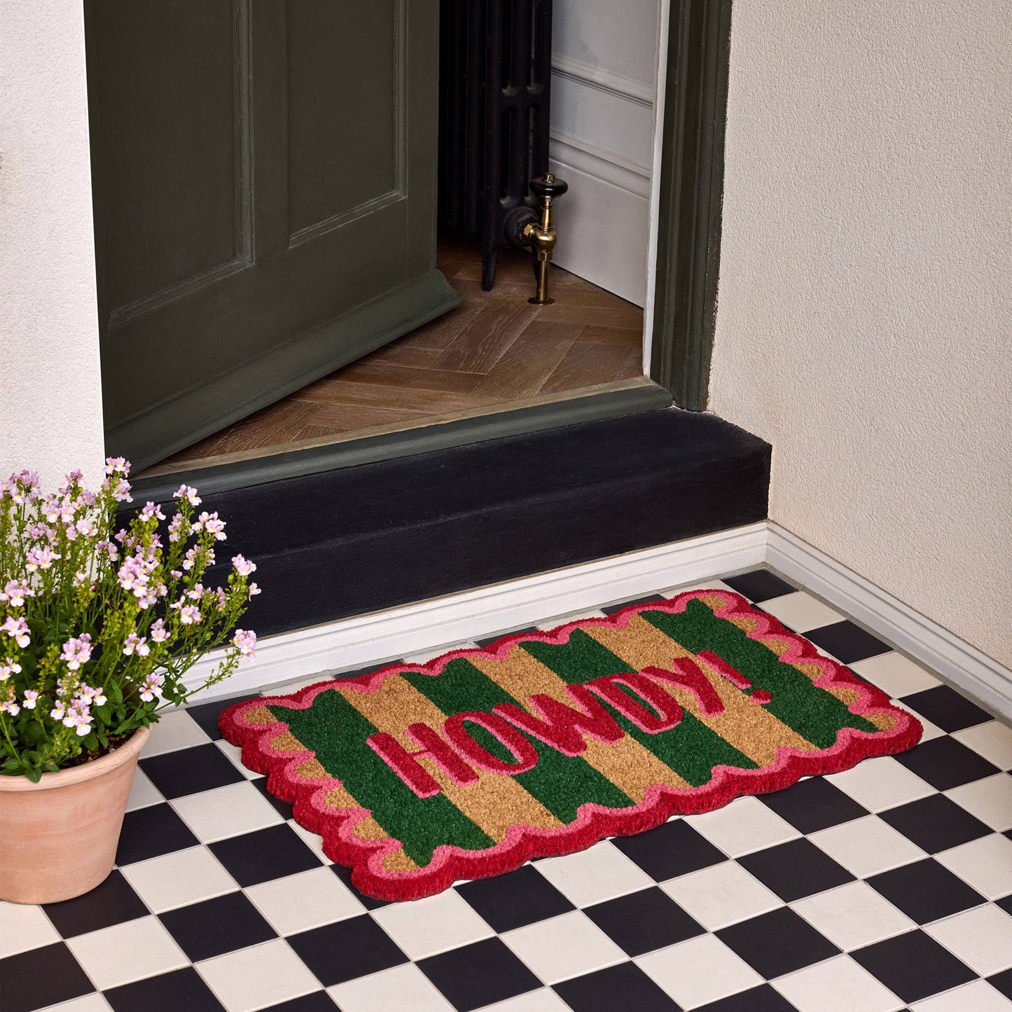 Phoenox Textiles - Paillasson My Mat Howdy Stripe en coco