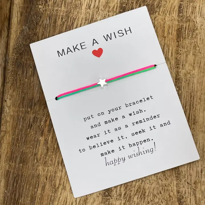Parsley & pepper - Braccialetto Make a Wish (diversi colori)
