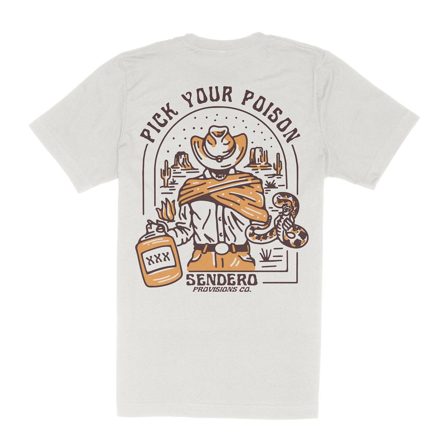 Sendero - Pick Your Poison unisex t-shirt