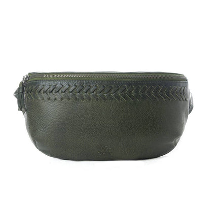 Myra Bag - Zidana Amarillo tanned leather hip bag Saddle Moss