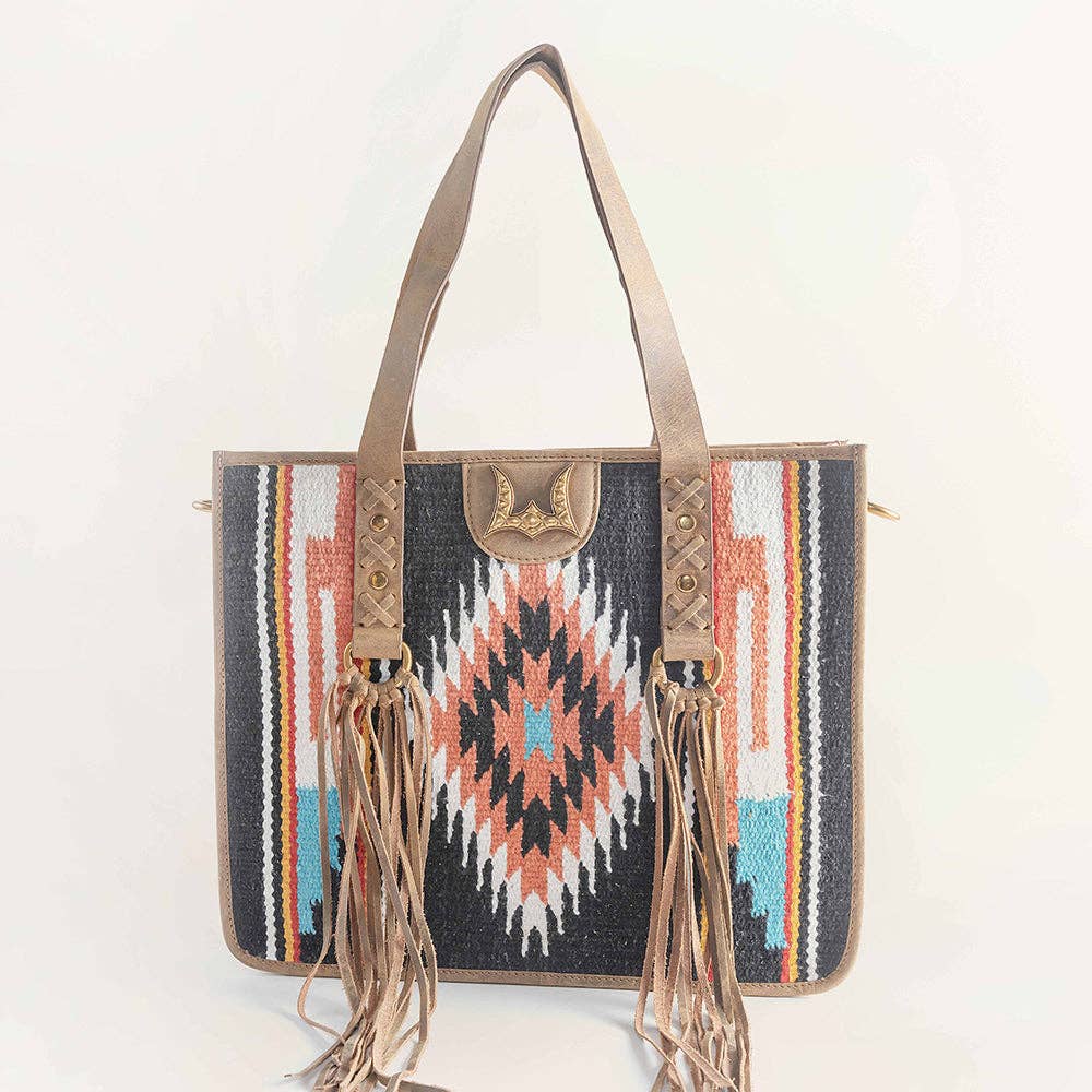 Myra Bag - Loyal West Country Tas roze wol en leder