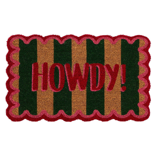 Phoenox Textiles - My Mat Howdy Stripe Coir Doormat