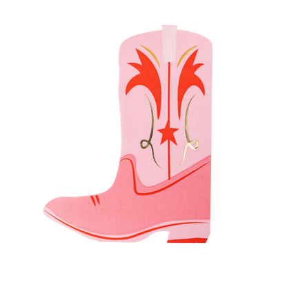 My Mind’s Eye - Paper napkins shaped like a boot