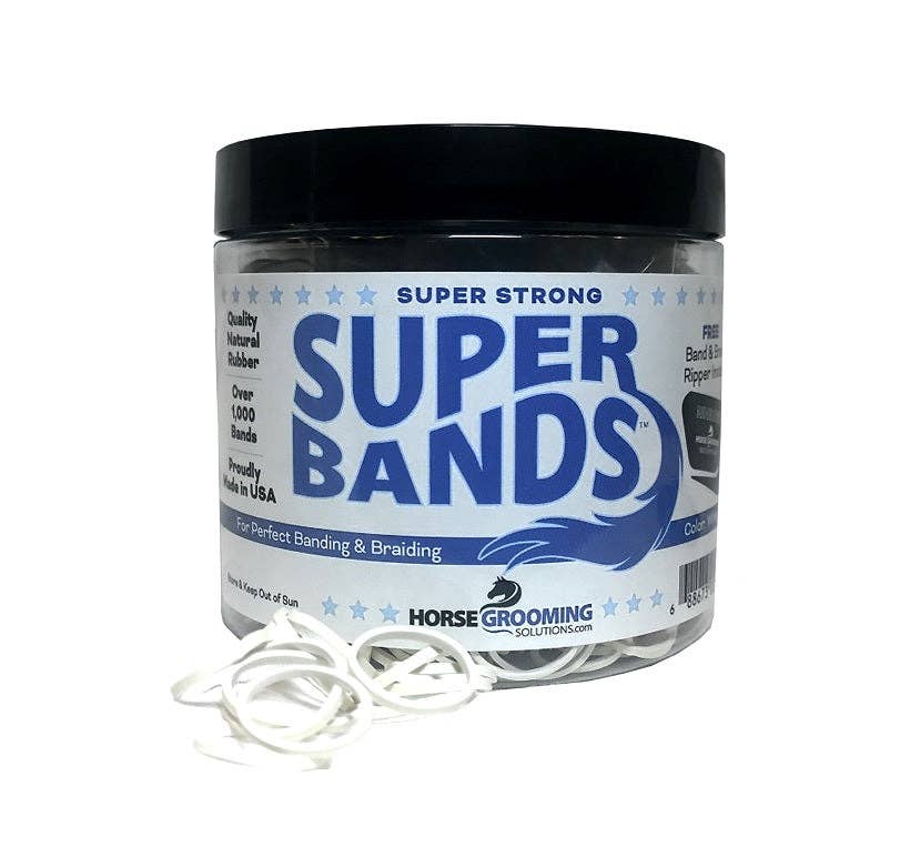 Horse Grooming - Super Bands sterke haarelastieken voor paarden