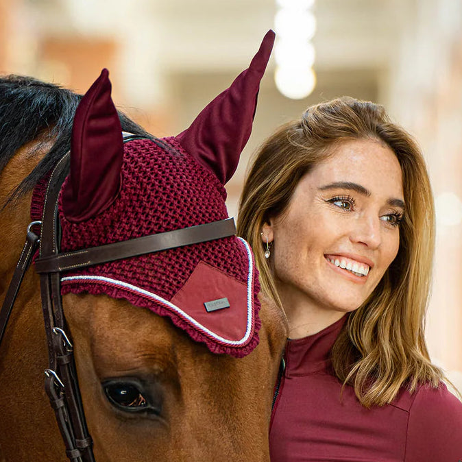 Equestrian Stockholm - Core Collection - Cappuccio orecchie Bordeaux