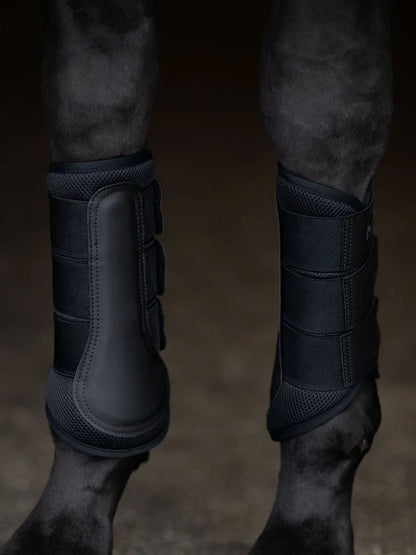 Equestrian Stockholm - Core Collection - Ganz Schwarz Mesh Putzgamaschen