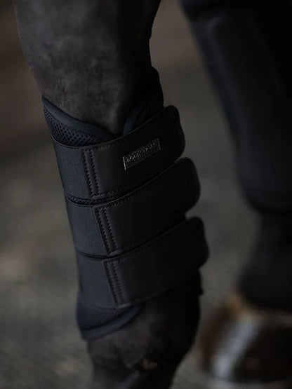 Equestrian Stockholm - Core Collection - Ganz Schwarz Mesh Putzgamaschen