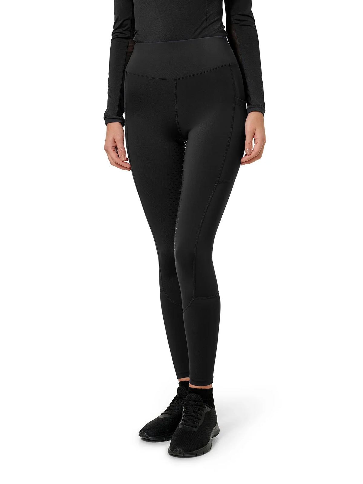 Equestrian Stockholm - Core Collection - Winter Riding Tights Movement fleece gevoerde rijlegging (full-seat)