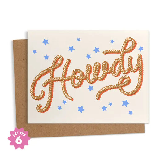 Ana Peake - Wenskaarten set Howdy