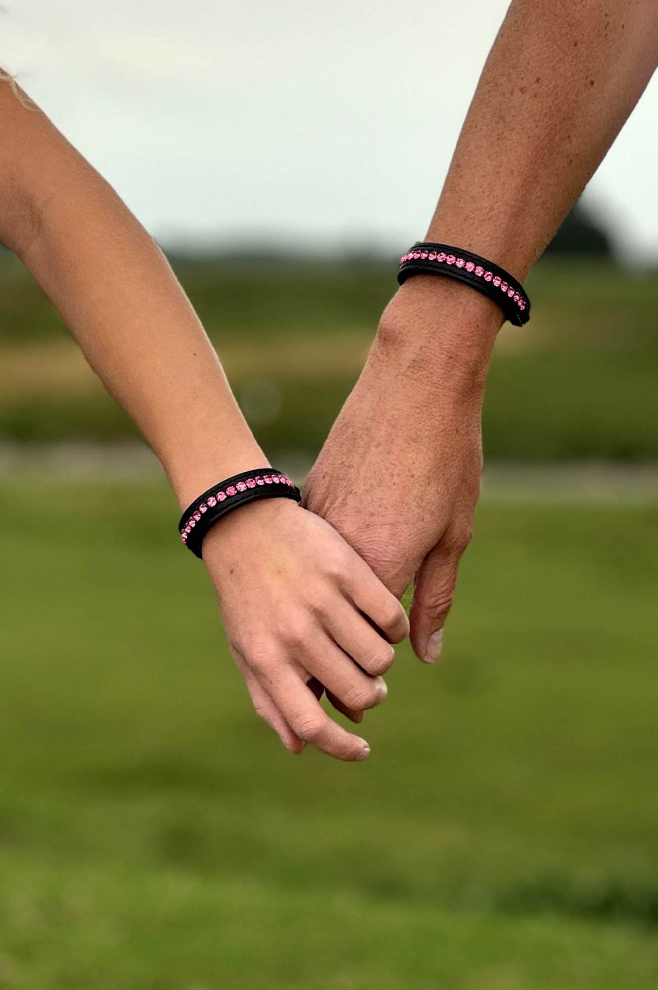 Vísolde - Armband Veerle Donkerroze