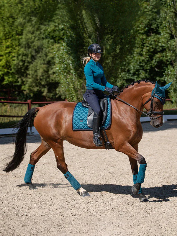 Equestrian Stockholm - Aurora Blues - Dressage Saddle Pad dressuurzadeldek