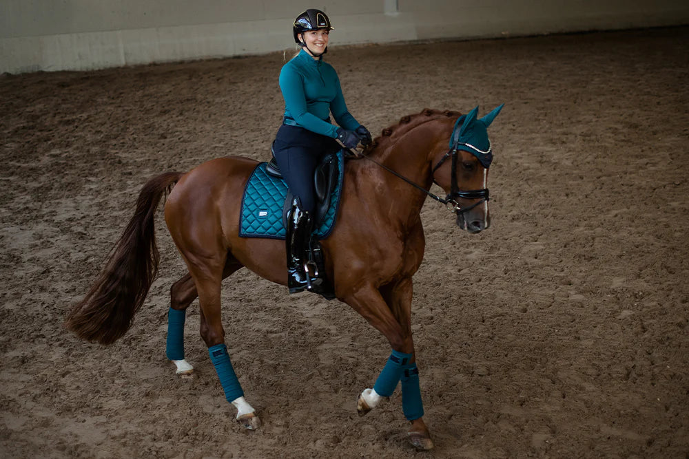 Equestrian Stockholm - Aurora Blues - Dressage Saddle Pad dressuurzadeldek