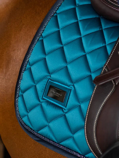 Equestrian Stockholm - Aurora Blues - Jump Saddle Pad springzadeldek