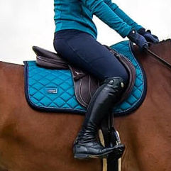 Equestrian Stockholm - Aurora Blues - Jump Saddle Pad springzadeldek