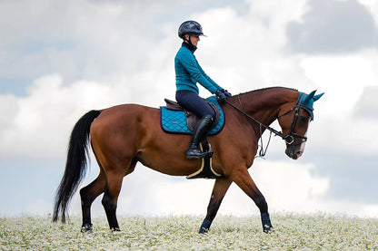 Equestrian Stockholm - Aurora Blues - Jump Saddle Pad springzadeldek